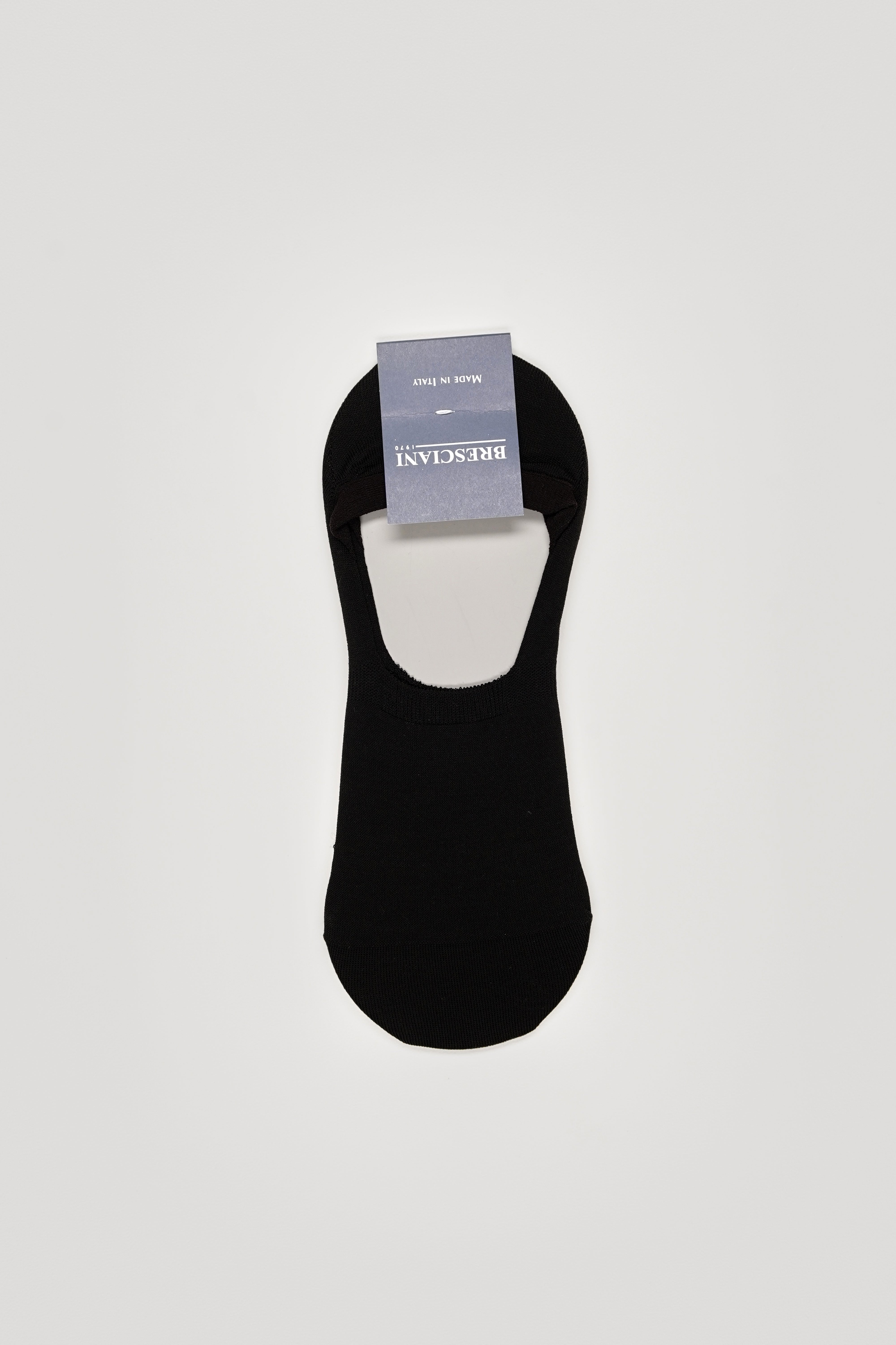 Bresciani MHE34UN2006XX Socks in Solid Colour Cotton Ankle Length - 703-Cafe