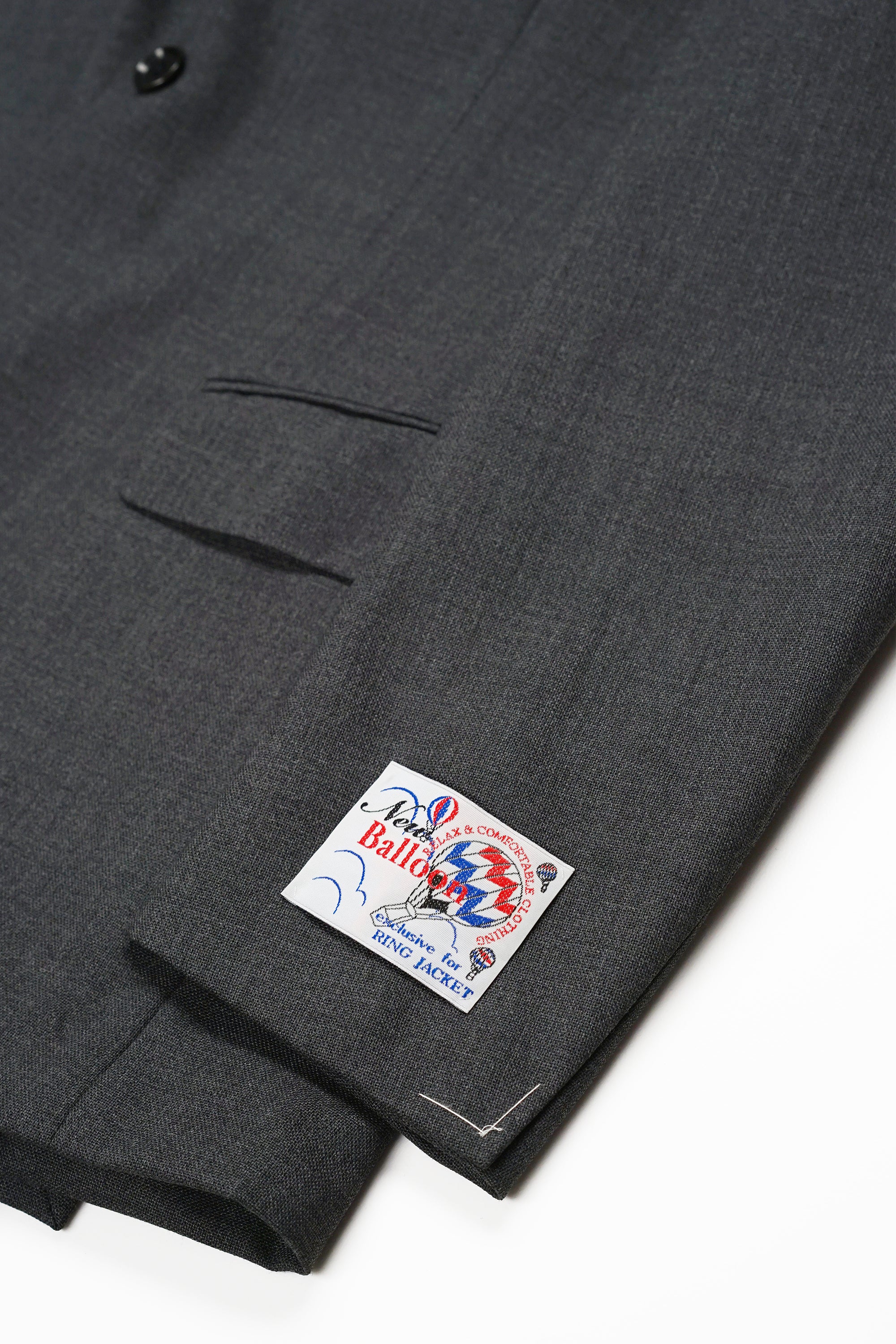 Ring Jacket 288A Mid-Grey 4-Ply Wool Suit