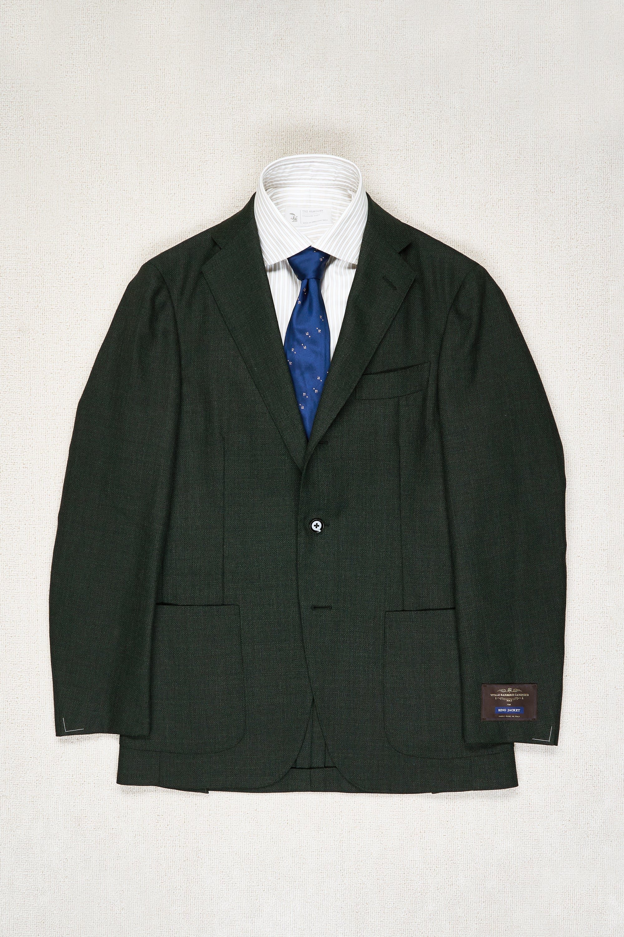 Ring Jacket 184 Forest Green Wool Sport Coat