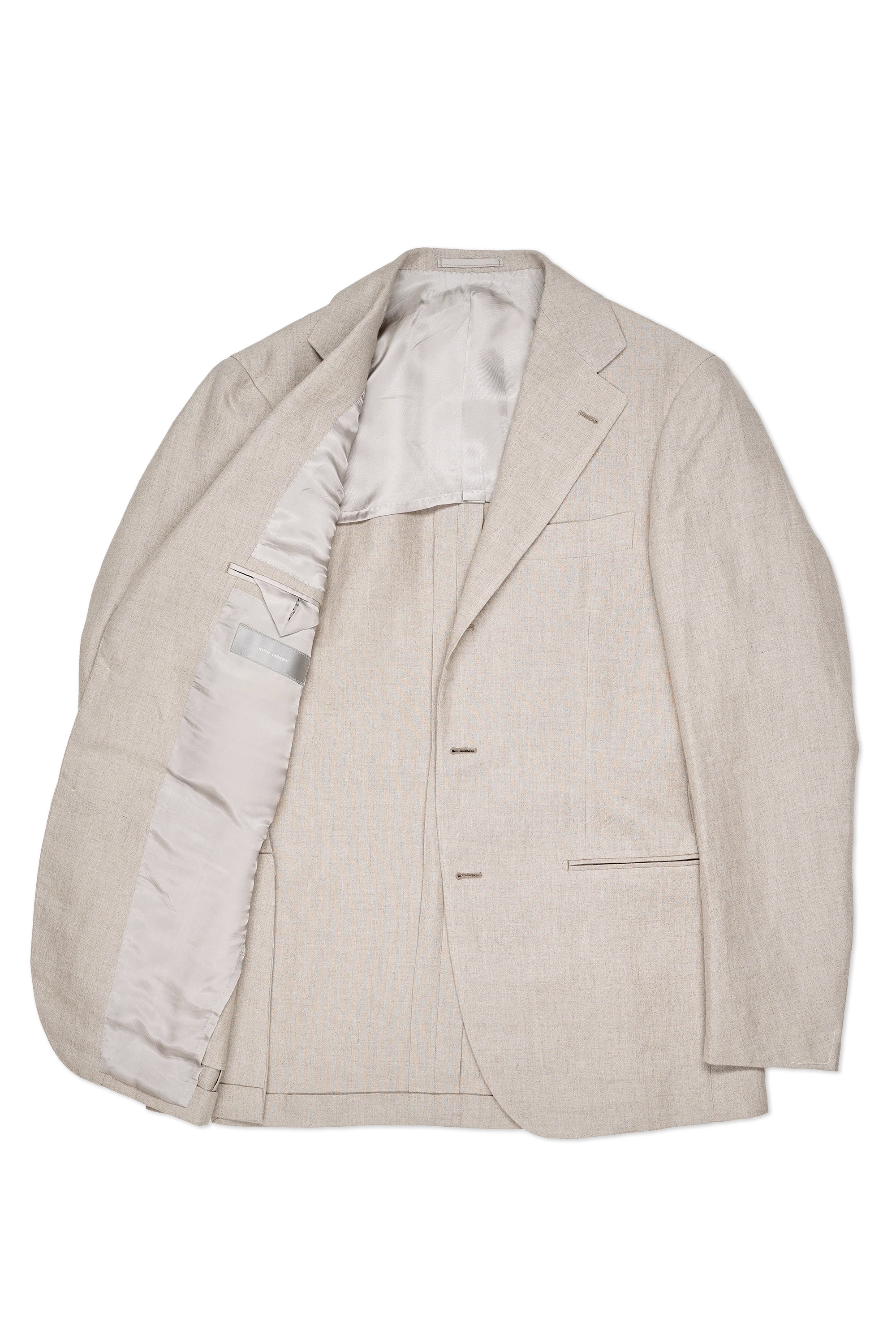 Ring Jacket 269E Oatmeal Linen Suit