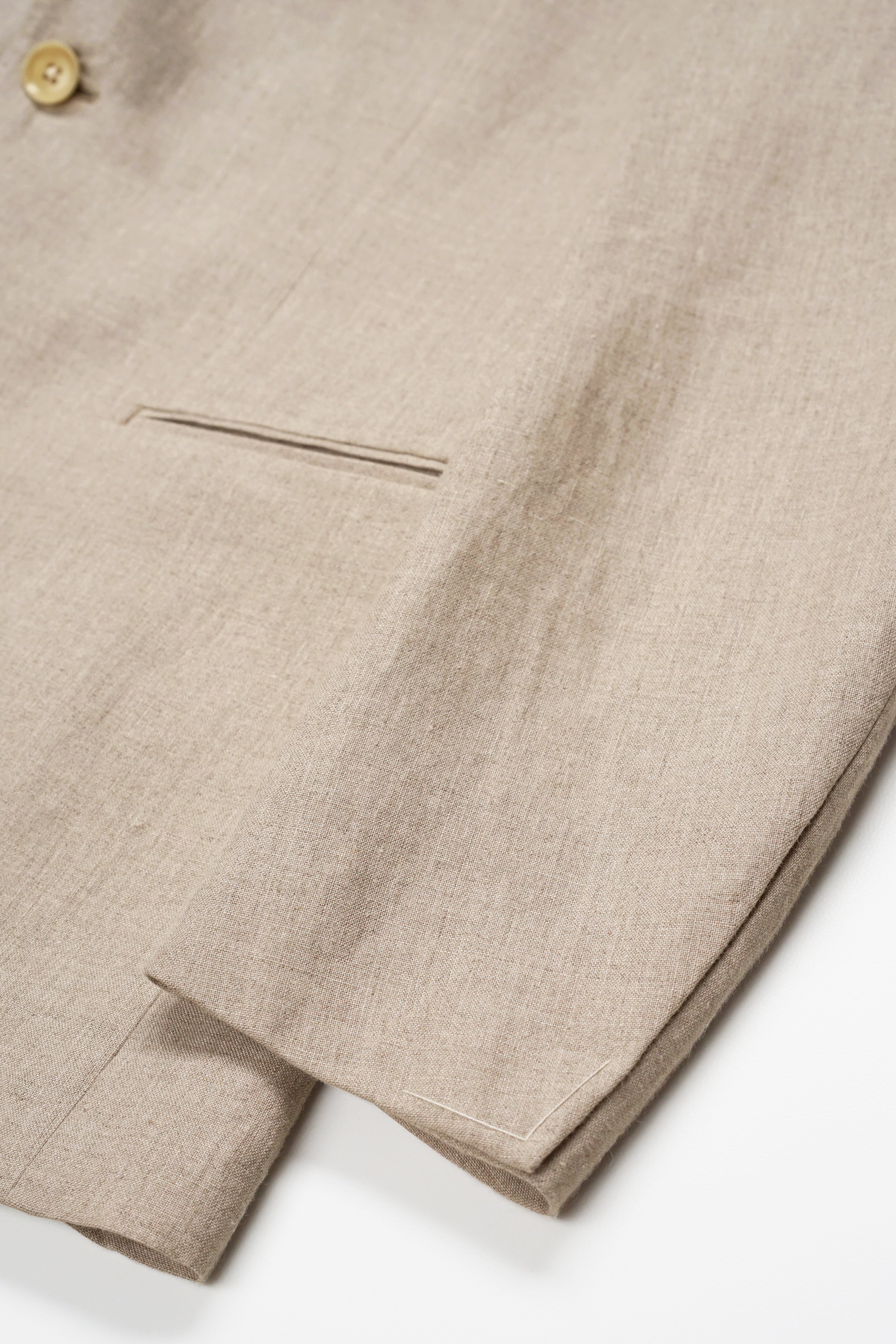 Ring Jacket 269E Oatmeal Linen Suit