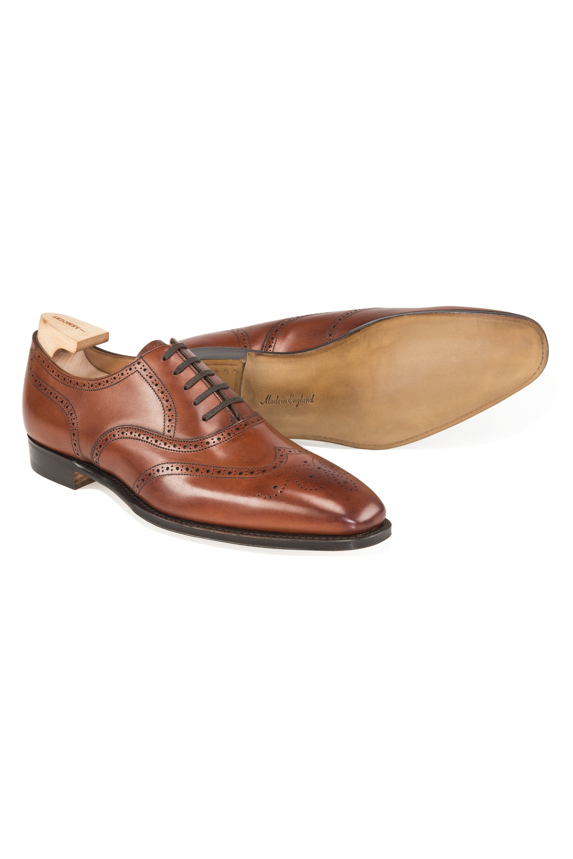 The Armoury Hajime 101579 Gloucester Chestnut Calf Oxford Shoes *factory seconds*