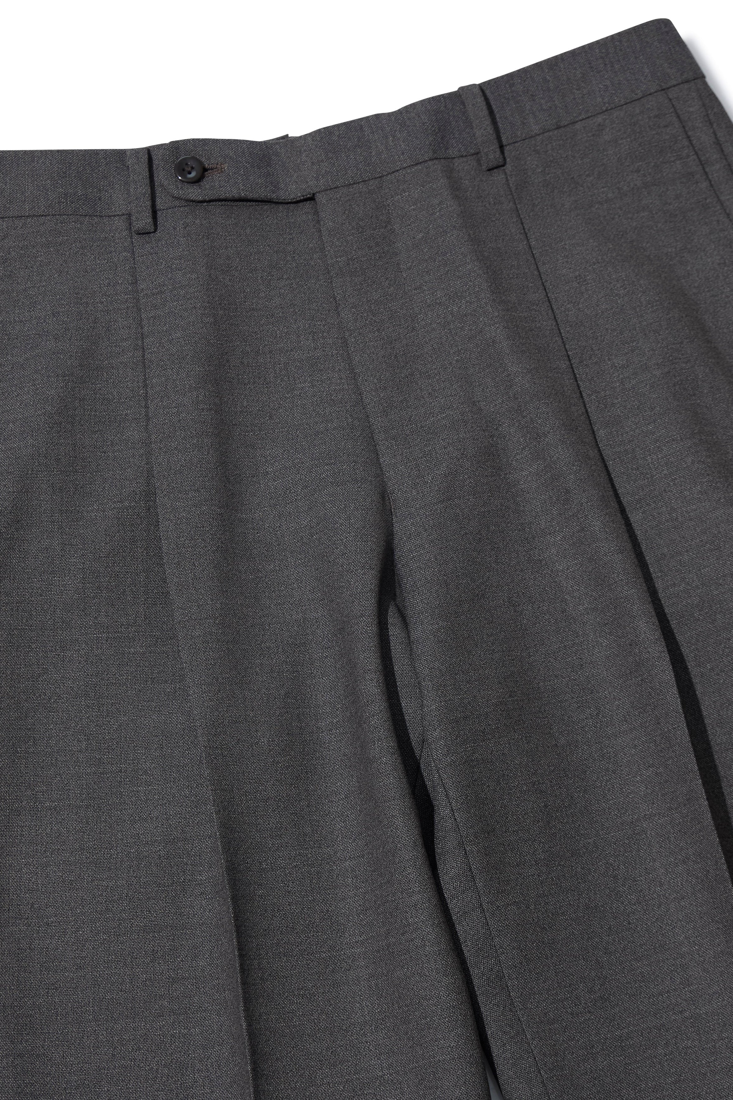 The Armoury Model B Taupe 4-ply Wool Trousers