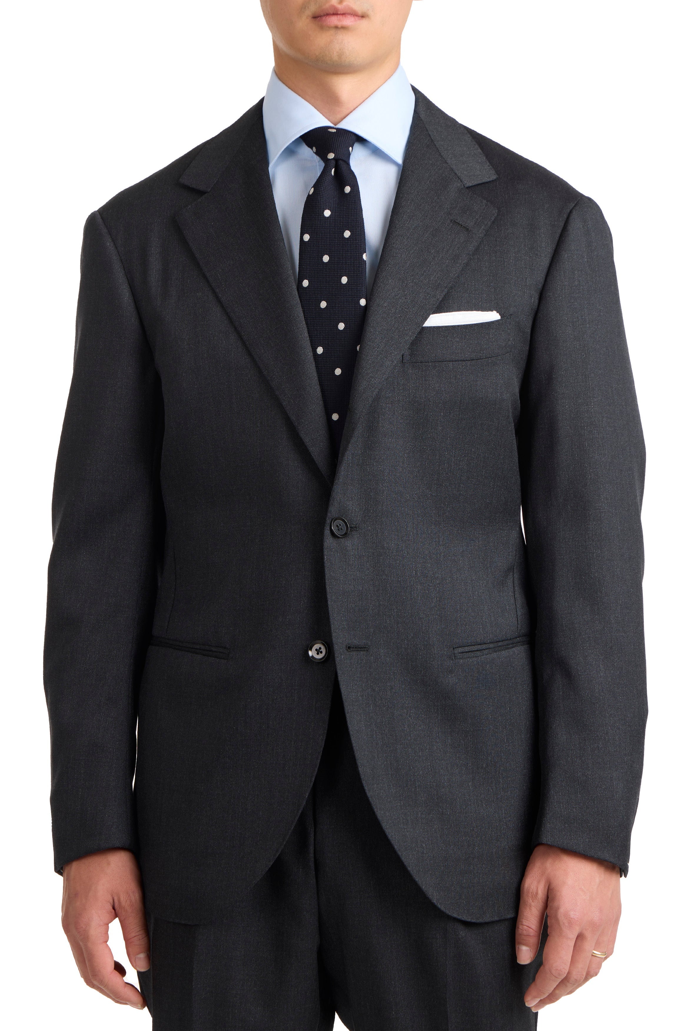 The Armoury Model 15B Charcoal Wool/Mohair Suit