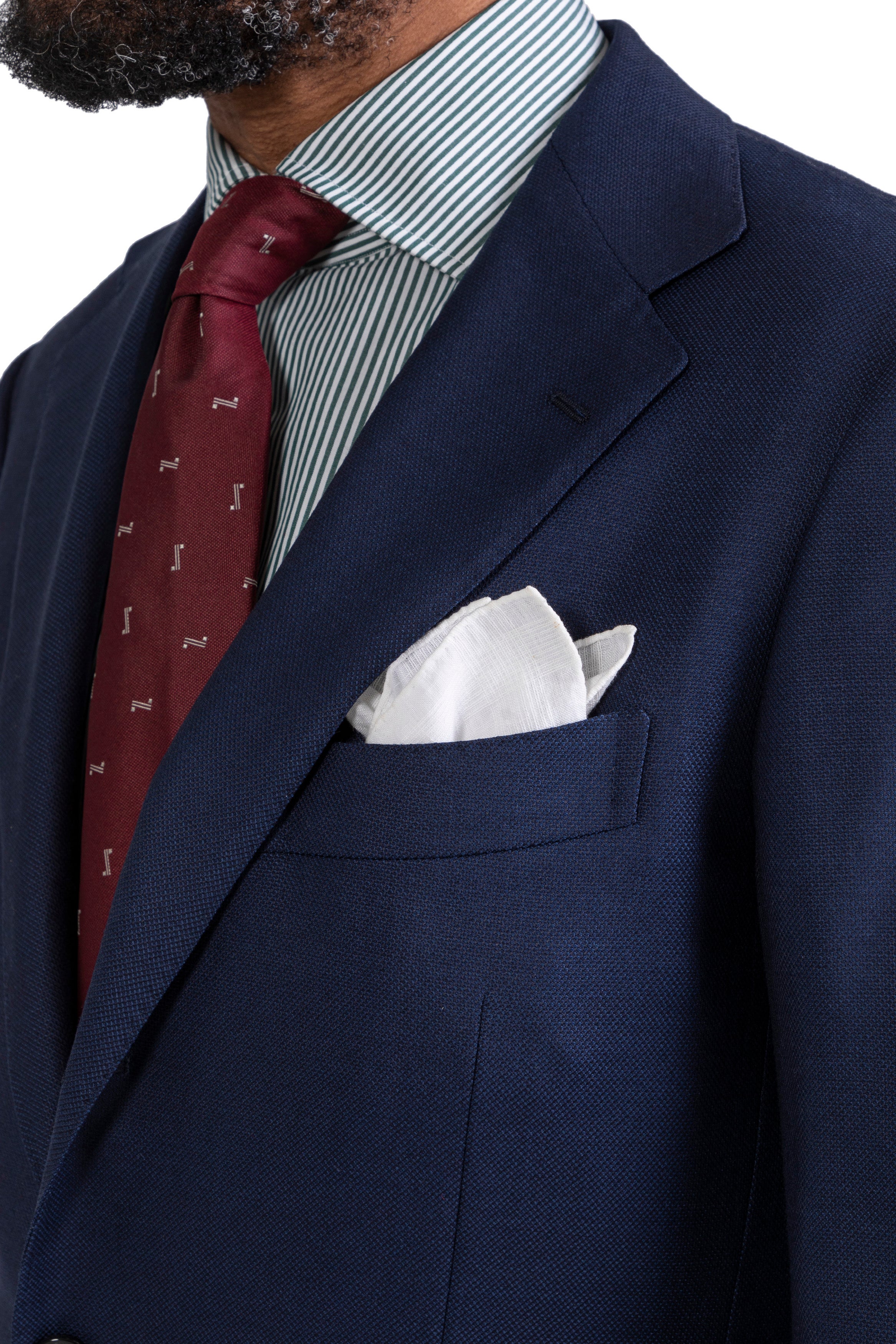 The Armoury Model 3 Blue Dormeuil Wool Sport Coat