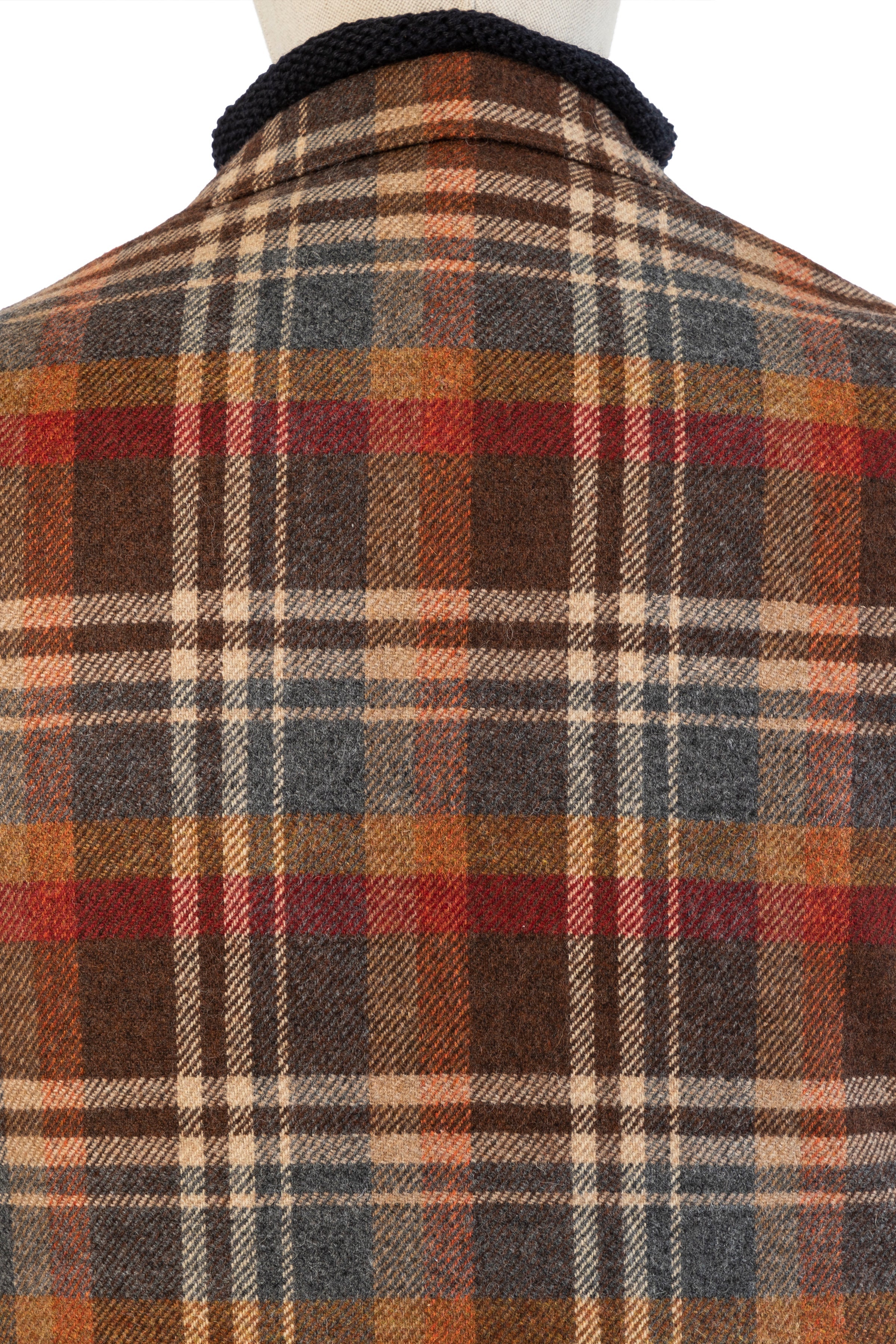 The Armoury Model 12 Red Brown Wool Check Sport Coat