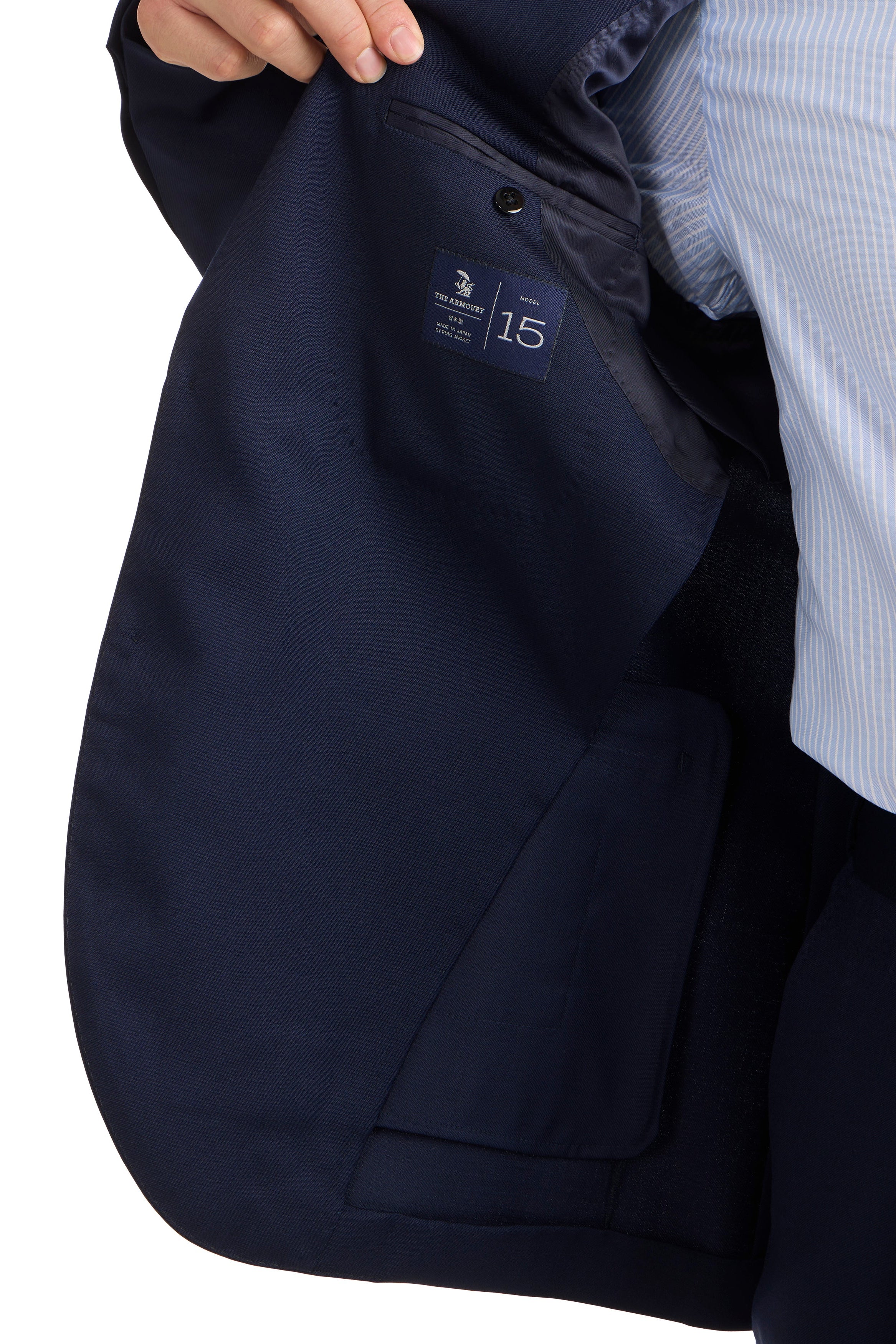 The Armoury Navy Wool-Mohair Model 15B Suit