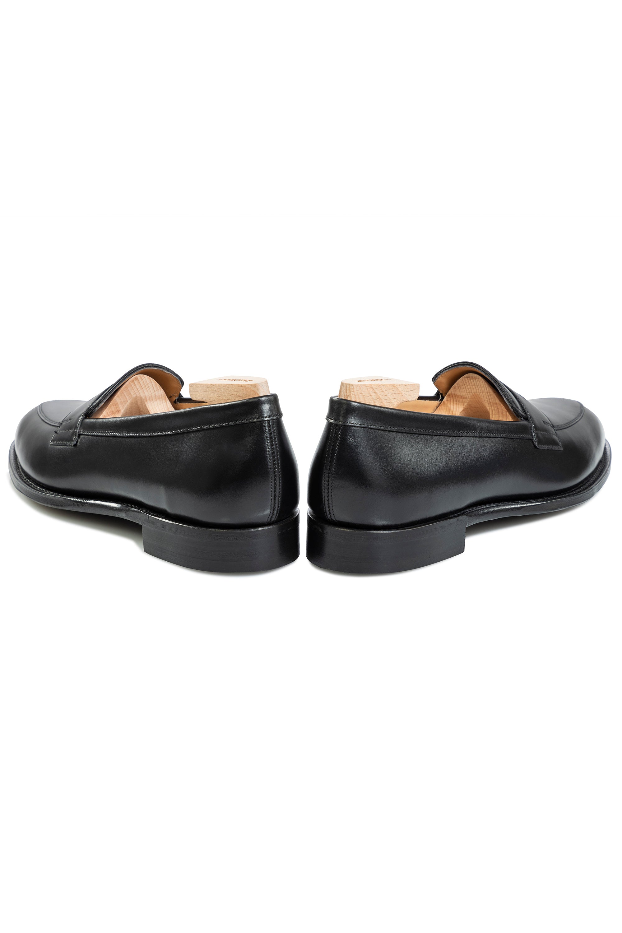 The Armoury Duane II Black Calf Penny Loafers *factory seconds*