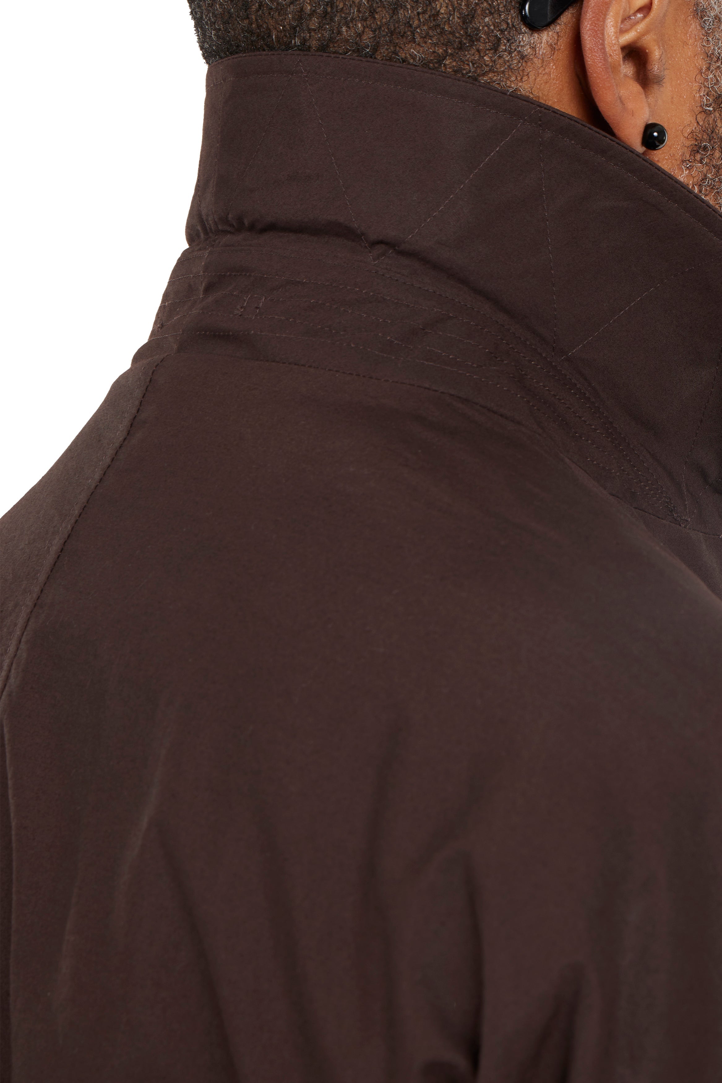 Cohérence RUIZ-FLC Brown Weather Resistant Cotton Cashmere Light Coat