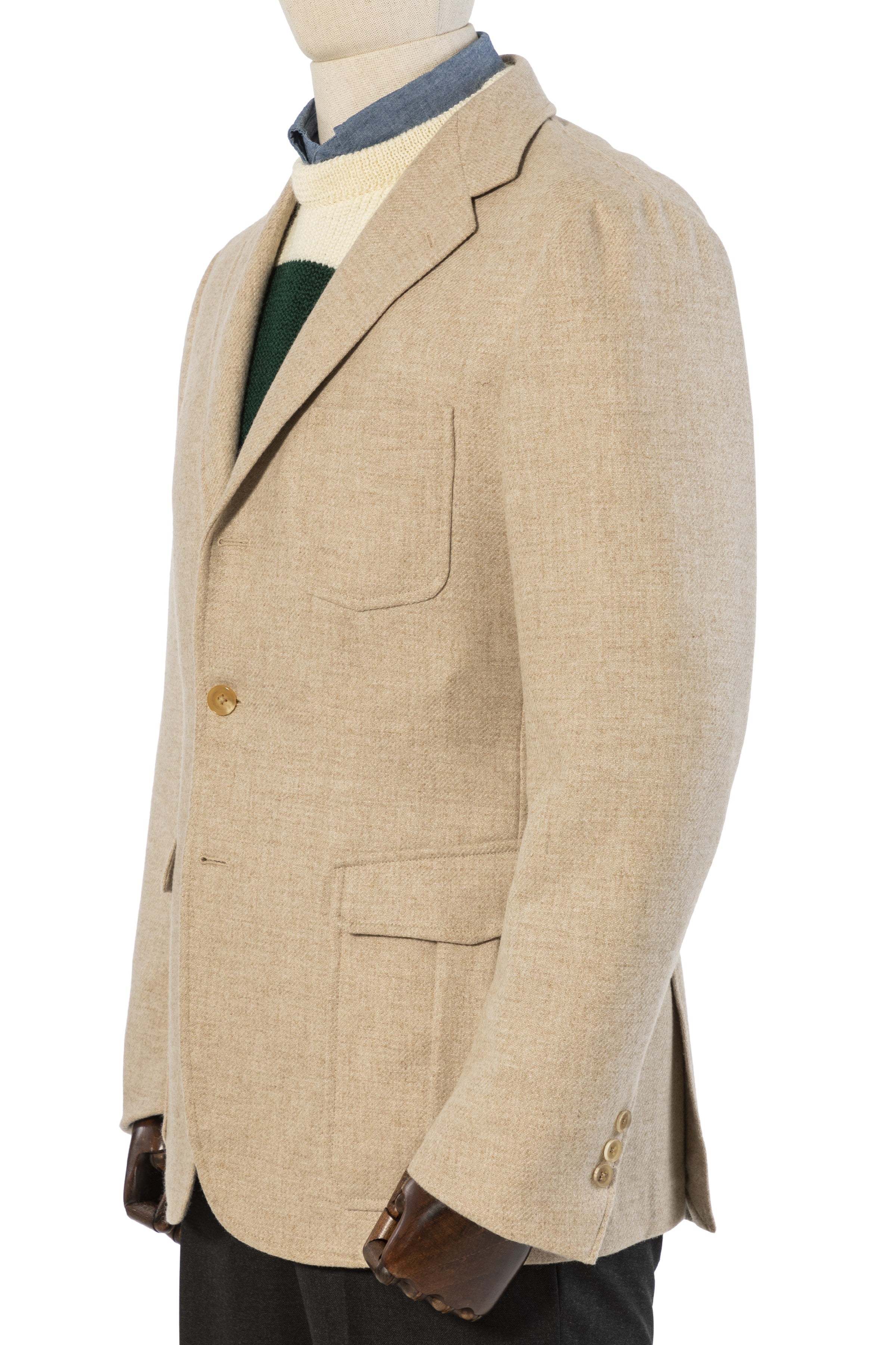 The Armoury by Ring Jacket Model 11 Beige Moon Wool Sport Coat