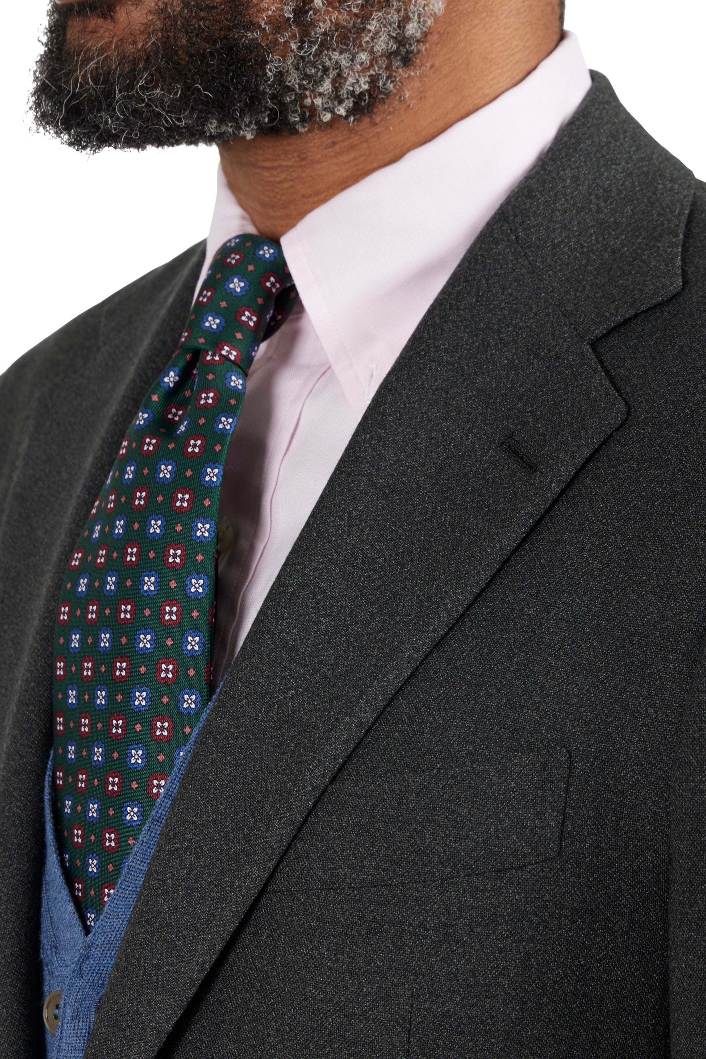 The Armoury Model 3A Green Grey RE023F28B Wool Suit
