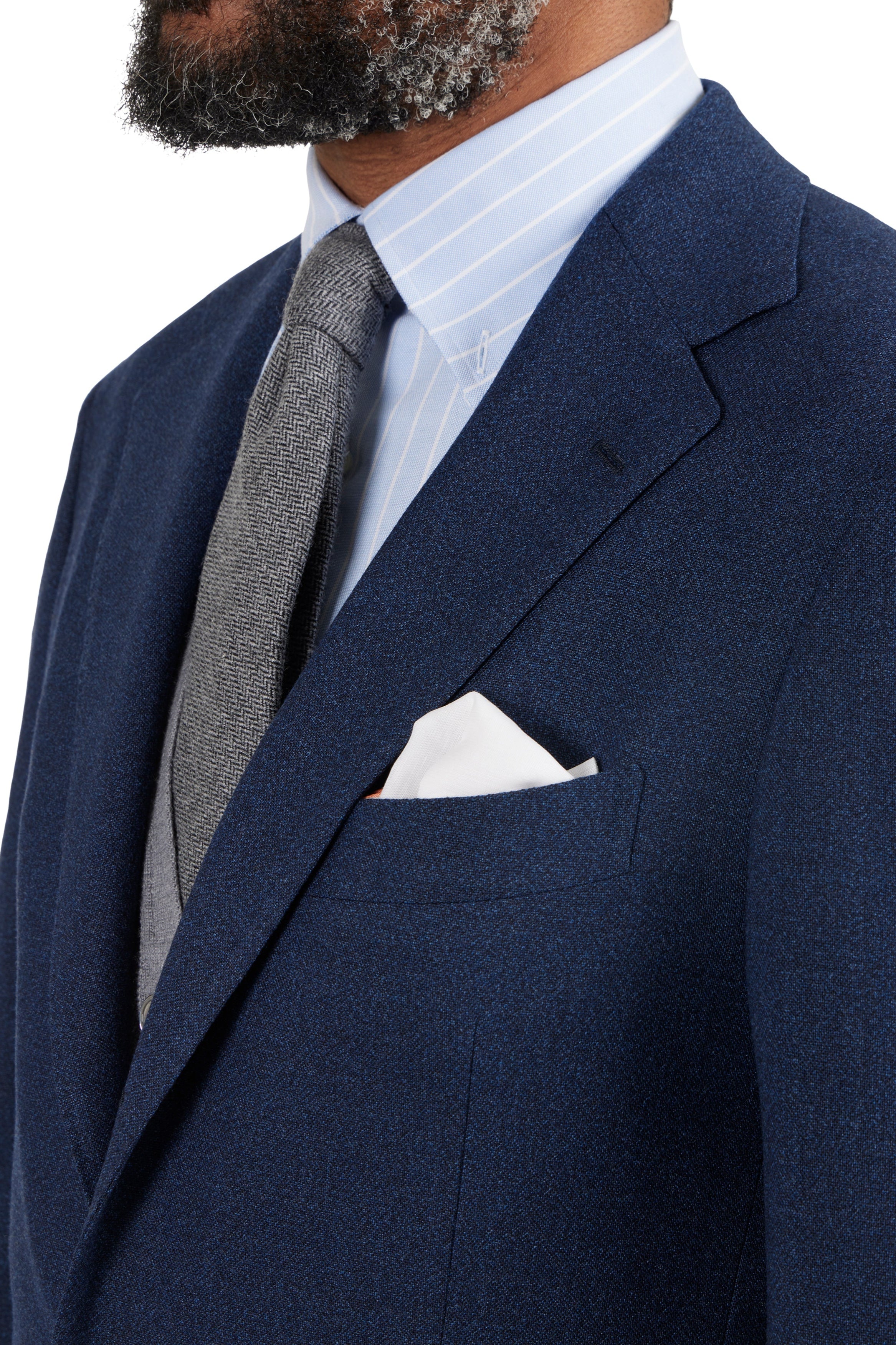 The Armoury Model 3A Blue RE023F28X Wool Suit