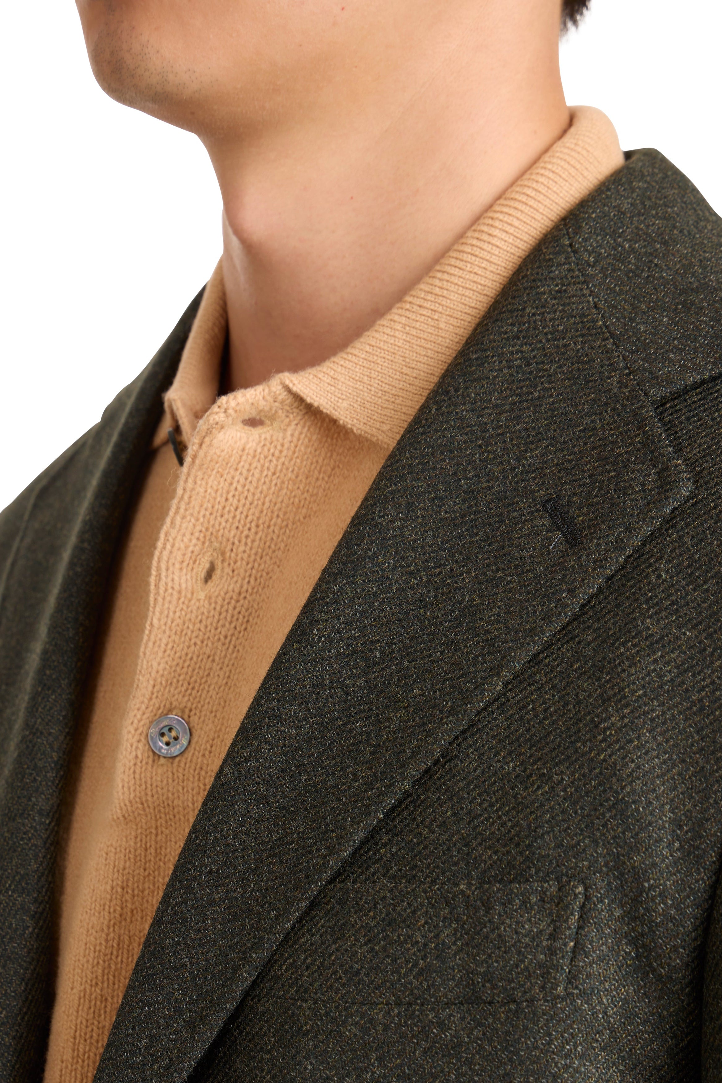 The Armoury Model 3 Green Wool/Silk Sport Coat