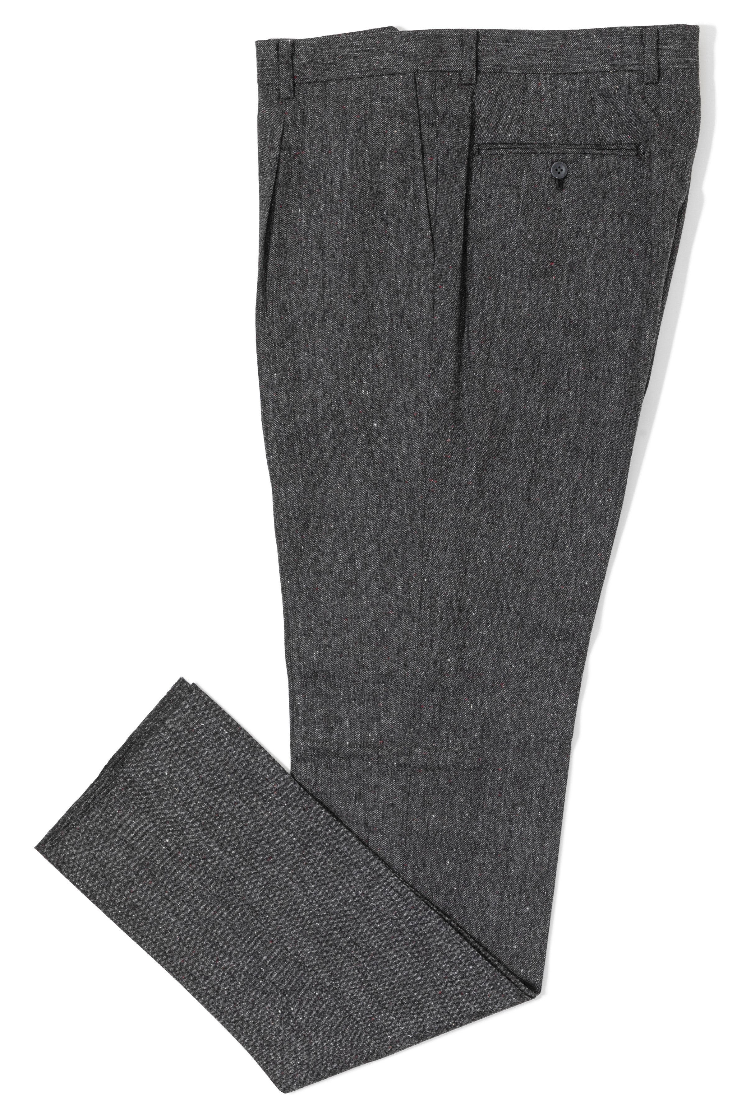 The Armoury by Ring Jacket Model B Dark Grey Wool Donegal Trousers
