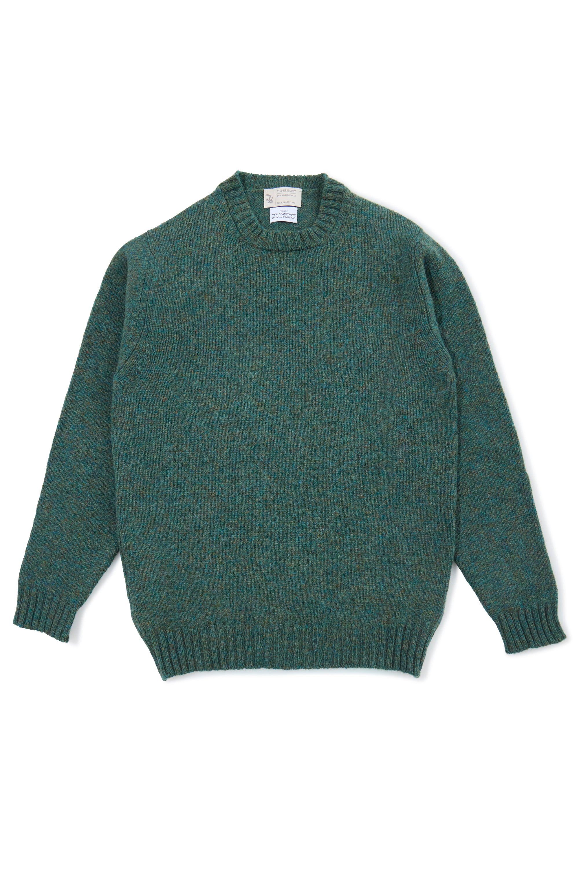 The Armoury Jade Shetland Crewneck Sweater *sample*