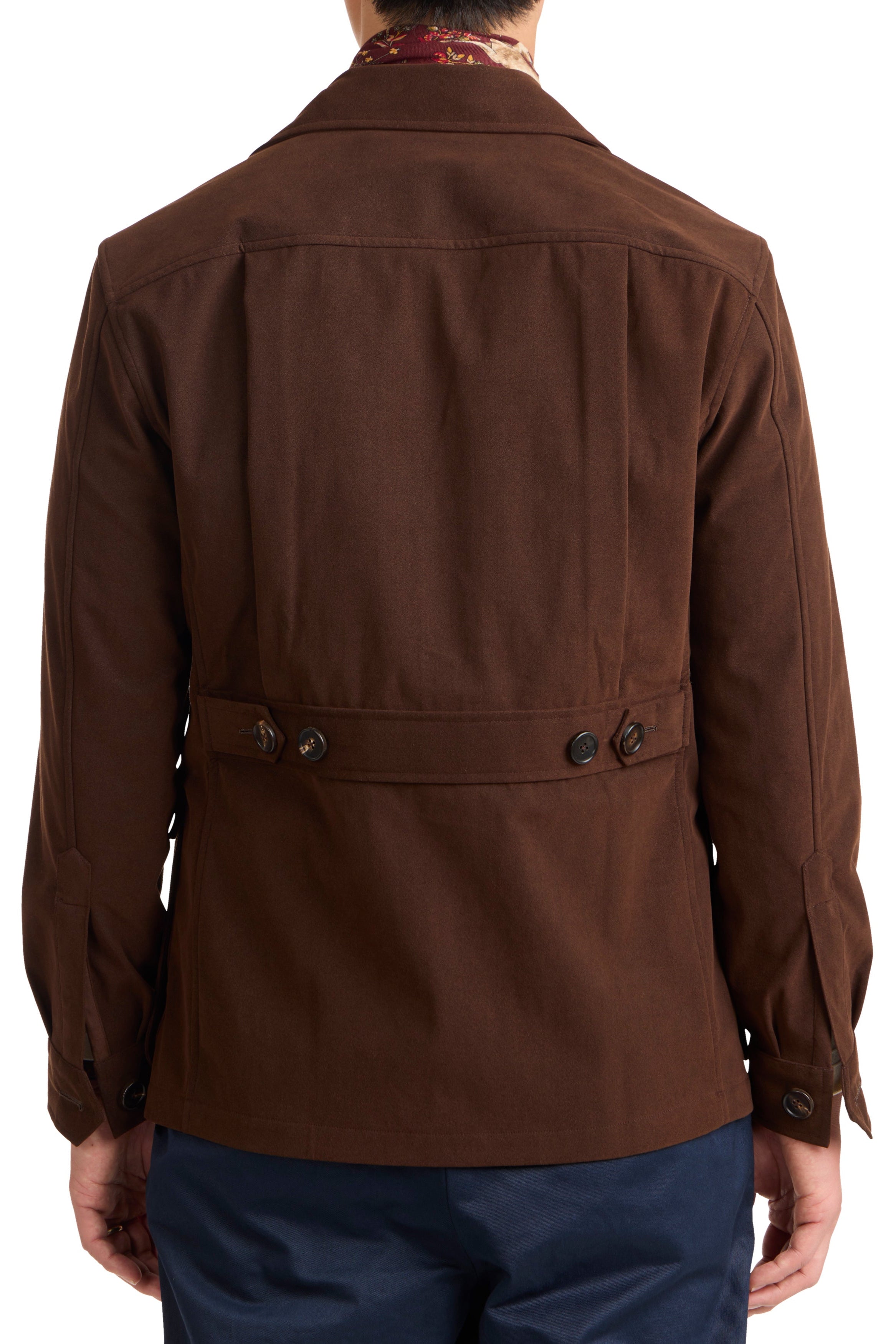 The Armoury Brown Ultrasuede Safari Jacket II *sample*