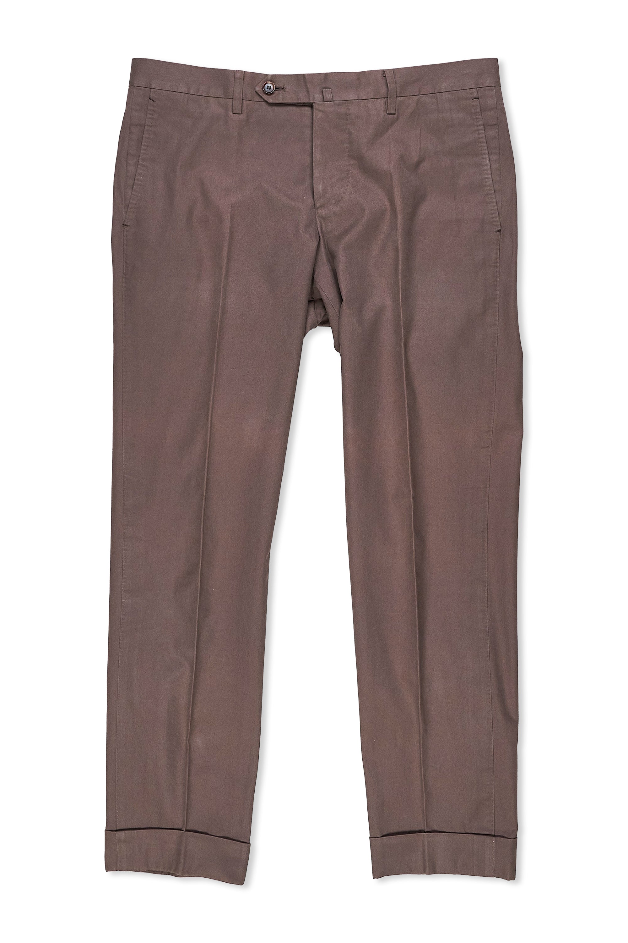 Ring Jacket Meister Brown Smooth Cotton Suit