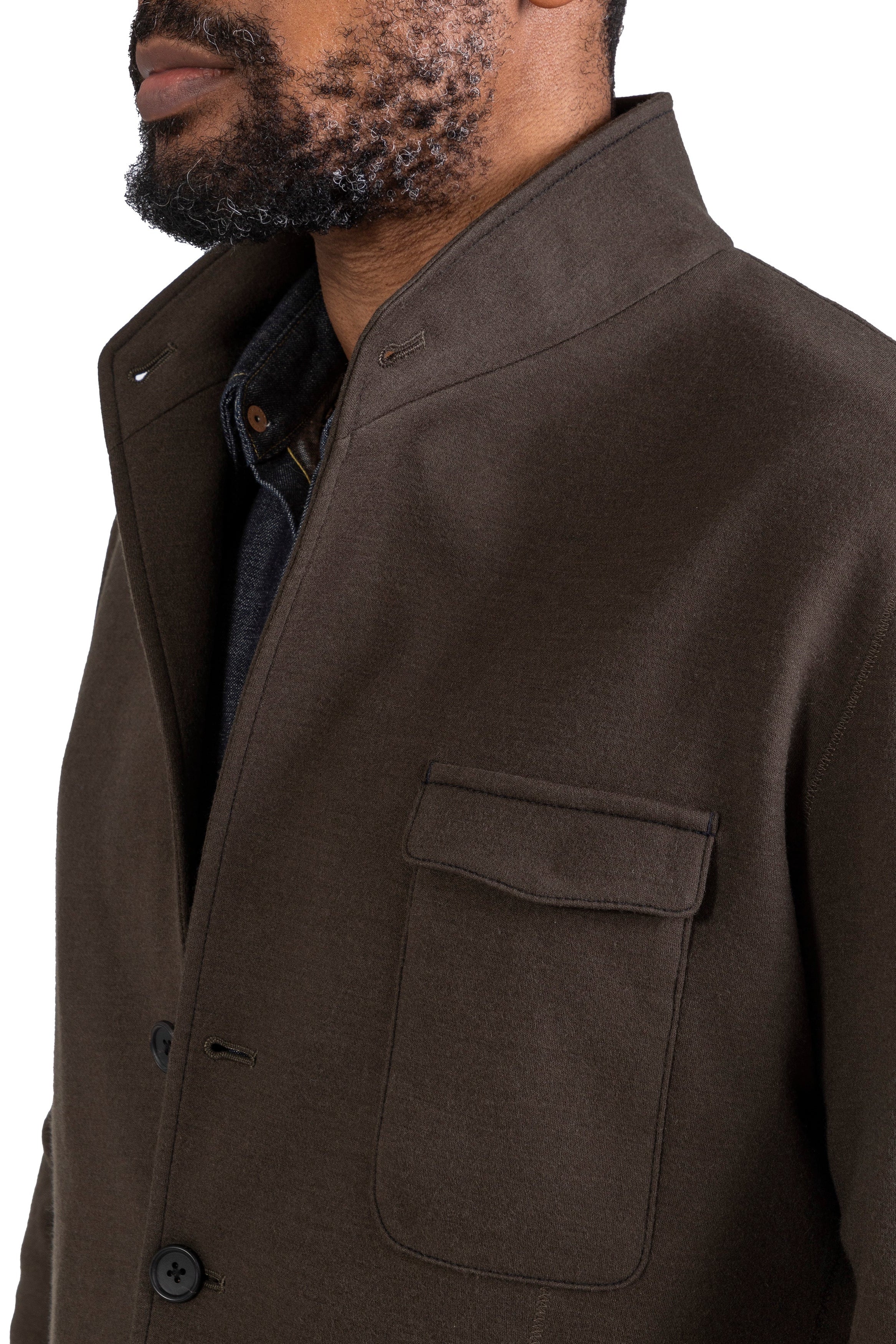 The Armoury Olive Wool City Hunter II Jacket