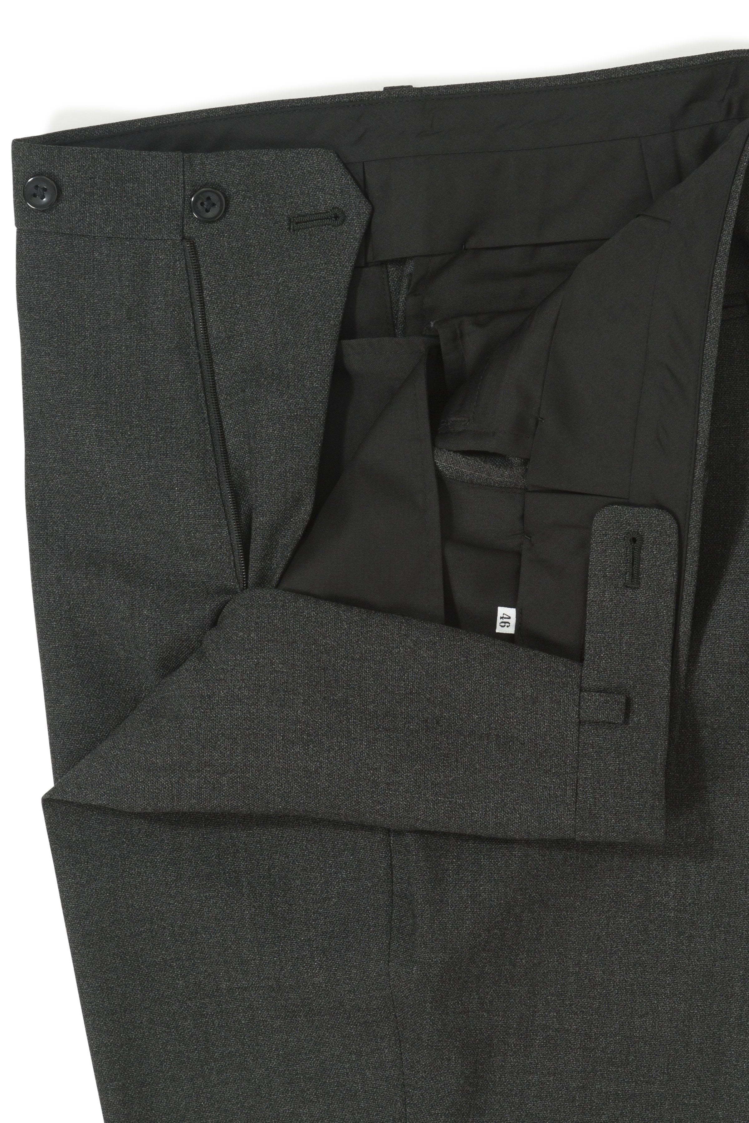Ring Jacket AMP03 Dark Grey 4-ply Wool Trousers